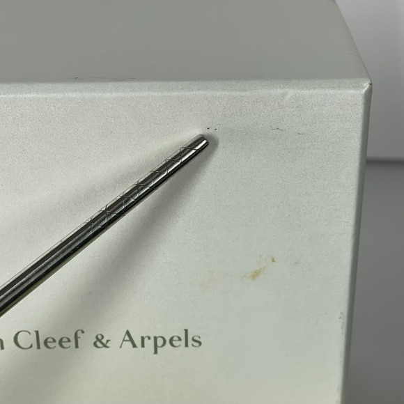 Van Cleef & Arpels Green Suede Jewelry Watch Bangle Bracelet Case Box Set - Picture 6 of 12